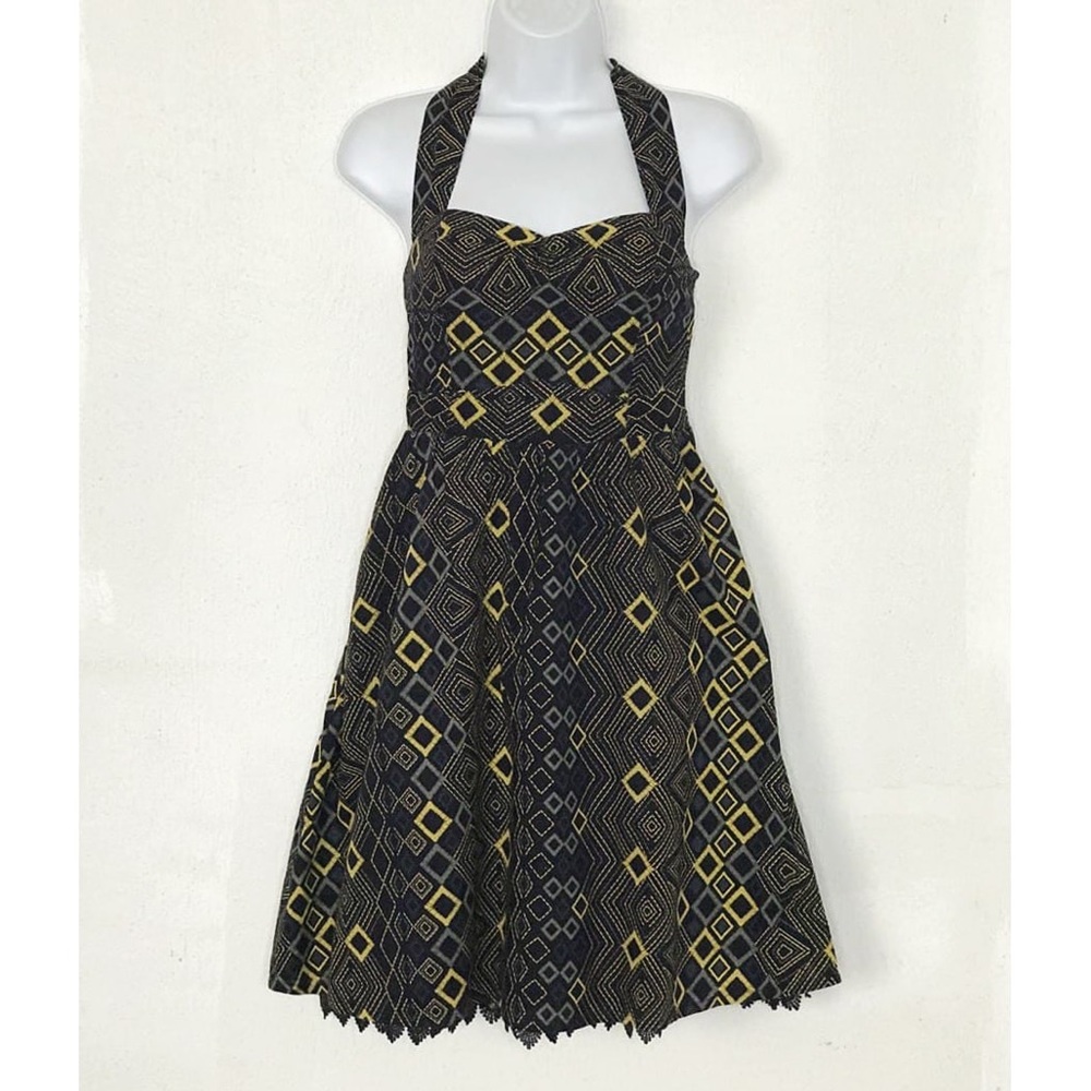 Anthro Edme & Esyllte Rhythmic Repetition Dress